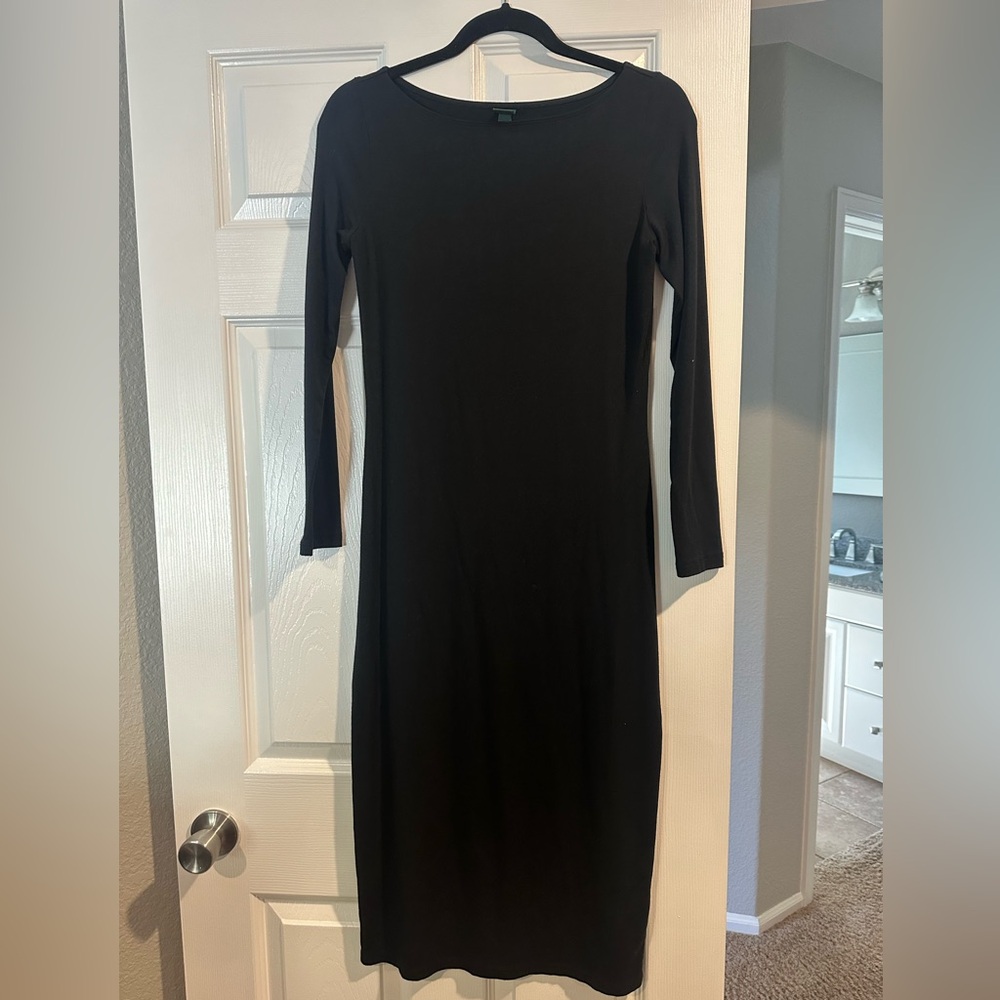 Wild Fable Classic Black bodycon midi